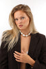 Elegant baroque pearls necklace with large, luminous pearls.