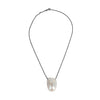 Amanda baroque freshwater pearl necklace on black oxidized chain – JLL Pearl